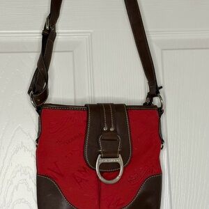 American living shoulder purse Stylish Red/Brown Shoulder Bag